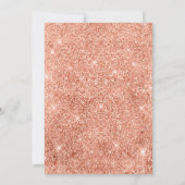 モダン ボーホー リトル バタフライ ガール ベイビー シャワー 招待状 (裏面)