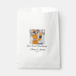 モダン ボーホー 初めてのクリスマス フォト カップル名 フェイバーバッグ