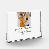 モダン ボーホー 初クリスマス フォト カップル名 (左)