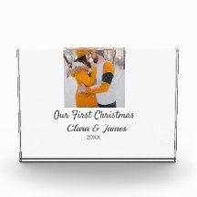 モダン ボーホー 私たちの初めてのクリスマス フォト カップル名