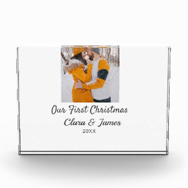 モダン ボーホー 私たちの初めてのクリスマス フォト カップル名