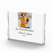 モダン ボーホー 私たちの初めてのクリスマス フォト カップル名 (右)