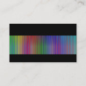 モダン – マルチカラー 名刺 (裏面)