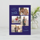 モダン マルチフォト コラージュ カード (スタンド正面)