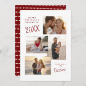 モダン マルチフォト コラージュ カード (正面/裏面)