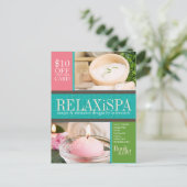 モダン マルチ フォト テンプレート ビジネス ポストカード (スタンド正面)