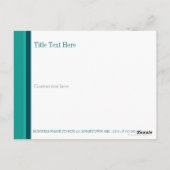 モダン マルチ フォト テンプレート ビジネス ポストカード (裏面)