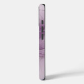 モダン マーブ グレー フラクタルアート フラワー Case-Mate iPhoneケース (裏面 / 左)