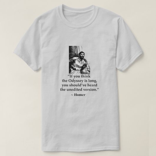 モダン・ミスクォート - ホメロス Tシャツ (デザイン正面)