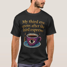 モダン ミスティック コーヒー アート 私の第三の眼コレクション Tシャツ