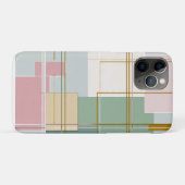 モダン ミッドセンチュリー 幾何学的な抽象的なキングの肖像 Case-Mate iPhoneケース (裏面(横))