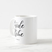 モダン ミニマリストの花嫁部隊 ブライズゲットパーティー コーヒーマグカップ (正面左)