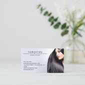モダン・ミニマリストヘアスタイリスト/サロン 名刺 (スタンド正面)