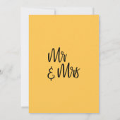 モダン ミニマリスト あんず色 お祝いしよう！ 招待状 (裏面)