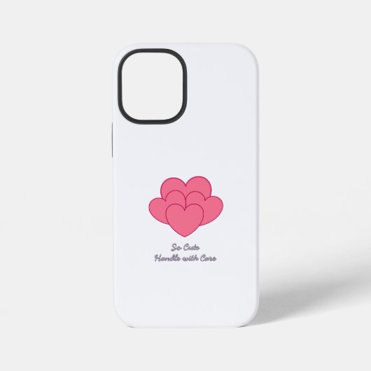 モダン ミニマリスト かわいい iPhoneケース (裏面)