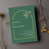 モダン ミニマリスト エレガント ウェディング 招待状