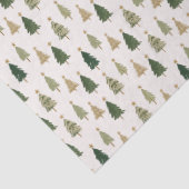 モダン ミニマリスト クリスマスツリー柄 薄葉紙 (詳細)
