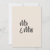 モダン ミニマリスト クリーム お祝いに参加しよう！ 招待状 (裏面)