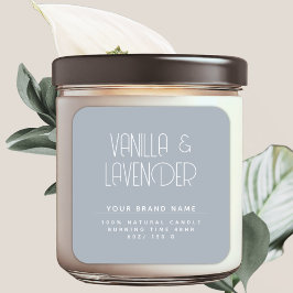 モダン ミニマリスト コスメティックス キャンドル パッケージング スクエアシール