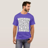 モダン ミニマリスト シェイプ Tシャツ (正面フル)