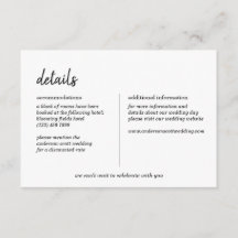 モダン ミニマリスト シンプル スクリプト ウェディング 詳細