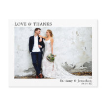 モダン ミニマリスト シンプル ラブ アンド サンクス ウェディング