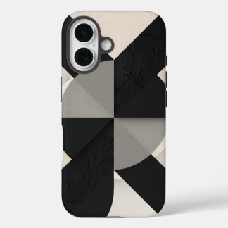 モダン ミニマリスト ジオメトリック iPhone 16ケース