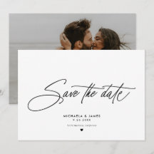 モダン ミニマリスト スクリプト 結婚式 写真