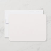 モダン ミニマリスト テクスチャー RSVP 封入カード 招待状 (裏面)