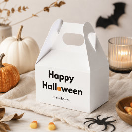 モダン・ミニマリスト・ハロウィン - オーダーメイド フェイバーボックス