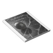 モダン ミニマリスト ピンクパープル 境界 テンプレート ノートパッド (アングル)