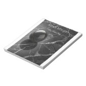 モダン ミニマリスト ピンクパープル 境界 テンプレート ノートパッド (回転)