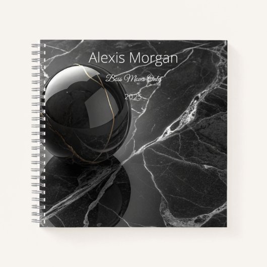 モダン ミニマリスト ピンクパープル 境界 テンプレート ノートブック (正面)