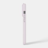 モダン ミニマリスト ピンク モノグラム iPhoneケース (左側面)
