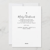 モダン ミニマリスト ピースフル クリスマス 12枚の写真 (裏面)