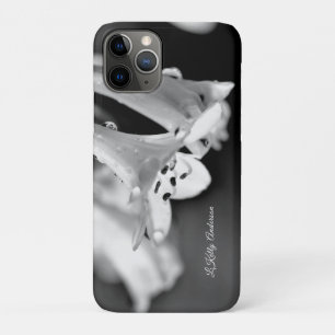 モダン ミニマリスト ブラック&ホワイト フラワー ursa iPhone 11 proケース