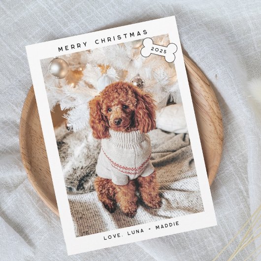 モダン ミニマリスト メリー ウーフマス シーズンカード