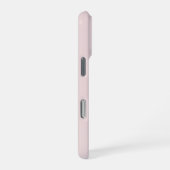 モダン ミニマリスト モノグラム ピンク iPhoneケース (右側面)