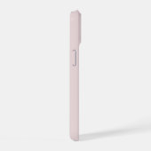 モダン ミニマリスト モノグラム ピンク iPhone 15ケース (右側面)