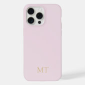 モダン ミニマリスト モノグラム iPhoneケース (裏面)