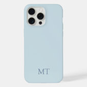 モダン ミニマリスト モノグラム iPhoneケース (裏面)