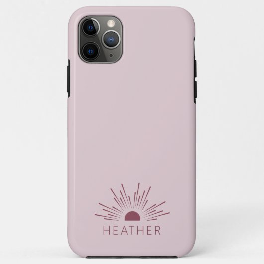 モダン ミニマリスト 名前 フォンケース Case-Mate iPhoneケース (裏面)