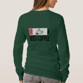 モダン ミニマリスト 黒白 レディース Tシャツ | (裏面)