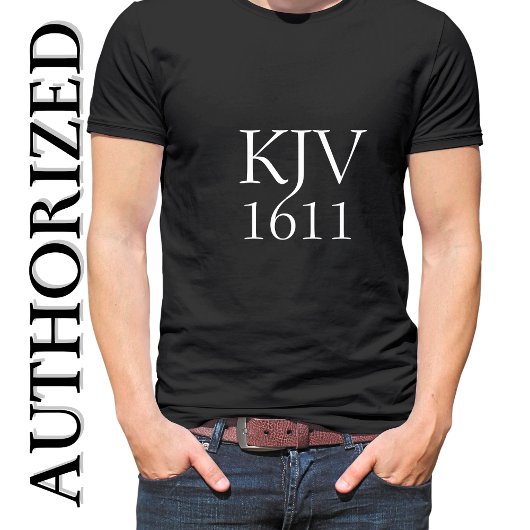 モダン・ミニマリスト KJV 1611 キリスト教 Tシャツ