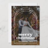 モダン&ミニマリストArc Christmas Family Photo シーズンカード (正面)