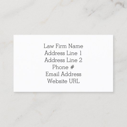 モダン、ミニマルおよび線エレガント付き縁どのあり 名刺 (裏面)