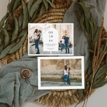 モダン ミニマルアーチ | 3枚の写真で作るSave the Date