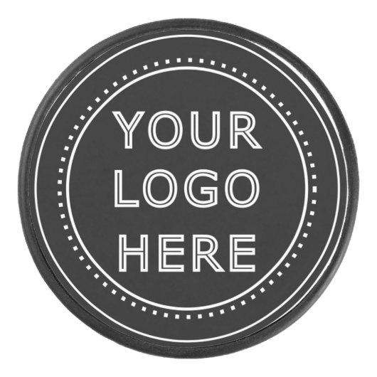 モダン、ミニマルエレガントム、カスタマイズ アイスホッケーパック (正面)