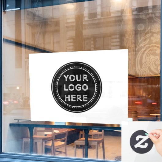 モダン、ミニマルエレガントム、カスタマイズ ウィンドウサイン (カフェ窓)