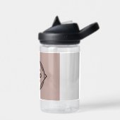 モダン、ミニマルエレガントム、カスタマイズ ウォーターボトル (左面)